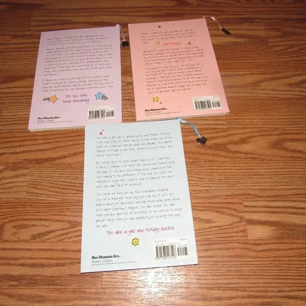 Ashley Rice Set 3 books for GIRLS~ Self-Esteem